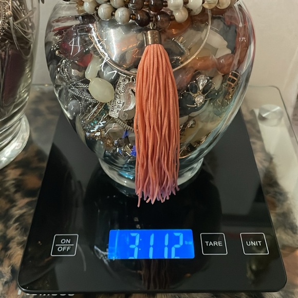 Total 3.11 Lb (Including glass Jar) Jewelry Scraps mixed pcs Mystery Lot 📿 - Picture 3 of 17